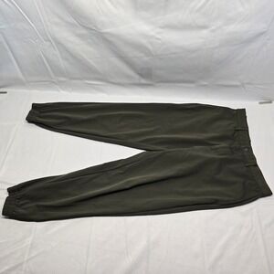 Uniqlo Pants Mens M (30x27) Dark Green Jogger‎ Stretch Tapered Pockets